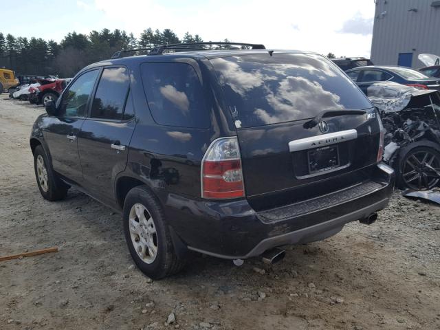 2HNYD18766H511628 - 2006 ACURA MDX TOURIN BLACK photo 3