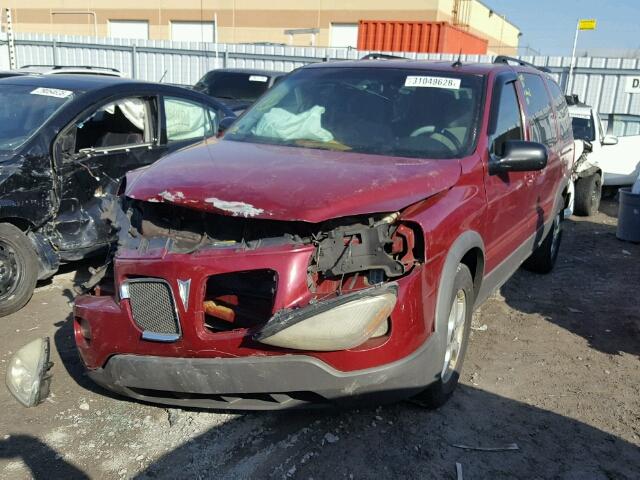 1GMDV23L15D248788 - 2005 PONTIAC MONTANA SV MAROON photo 2