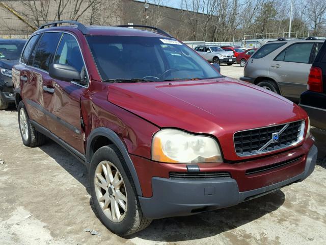 YV1CZ91H341094896 - 2004 VOLVO XC90 T6 BURGUNDY photo 1