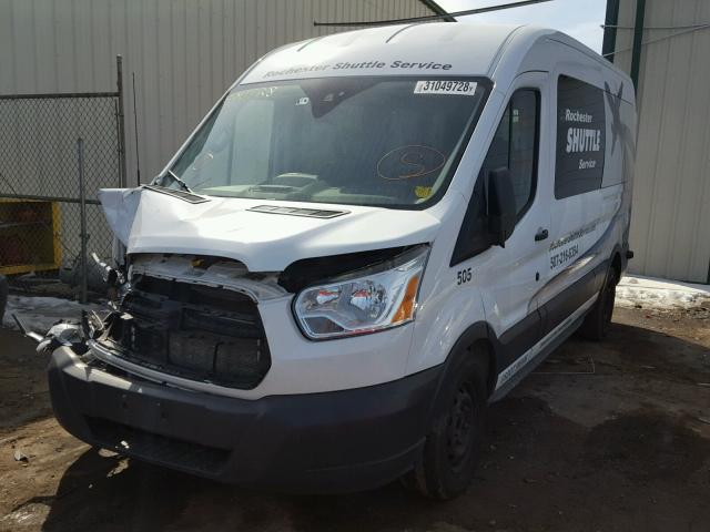 1FBZX2CM0FKA94850 - 2015 FORD TRANSIT T- WHITE photo 2