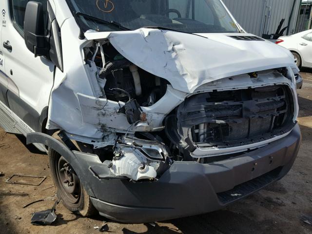 1FBZX2CM0FKA94850 - 2015 FORD TRANSIT T- WHITE photo 9