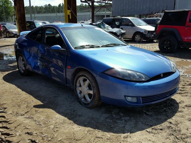 1ZWFT61L125610582 - 2002 MERCURY COUGAR V6 BLUE photo 1