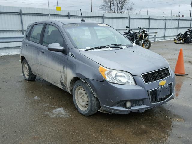 KL1TD6DE9BB200559 - 2011 CHEVROLET AVEO LS GRAY photo 1