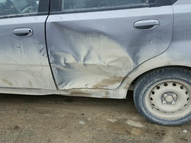 KL1TD6DE9BB200559 - 2011 CHEVROLET AVEO LS GRAY photo 9