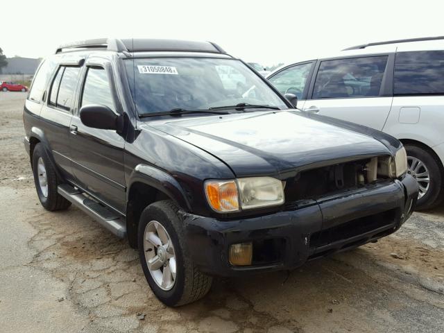 JN8DR09X24W802385 - 2004 NISSAN PATHFINDER BLACK photo 1