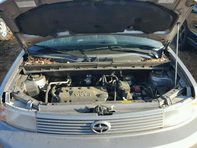 JTLKT324664088169 - 2006 TOYOTA SCION XB SILVER photo 7