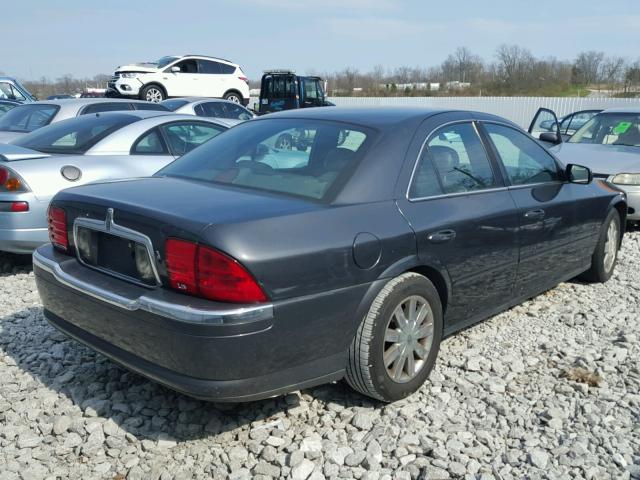 1LNHM86S42Y620896 - 2002 LINCOLN LS GRAY photo 4