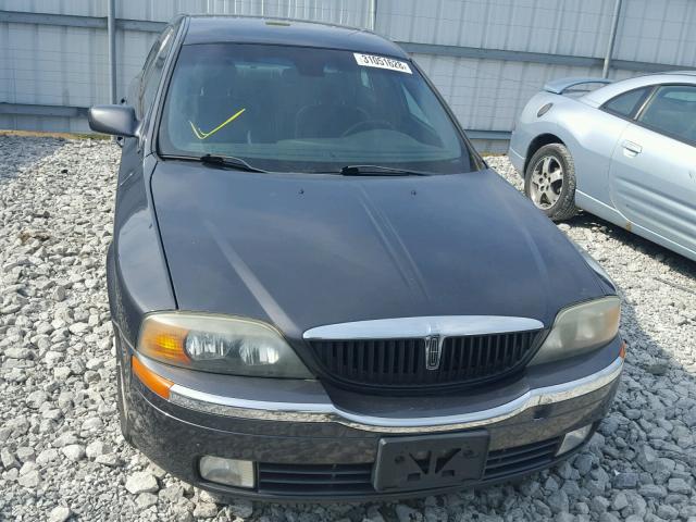 1LNHM86S42Y620896 - 2002 LINCOLN LS GRAY photo 9