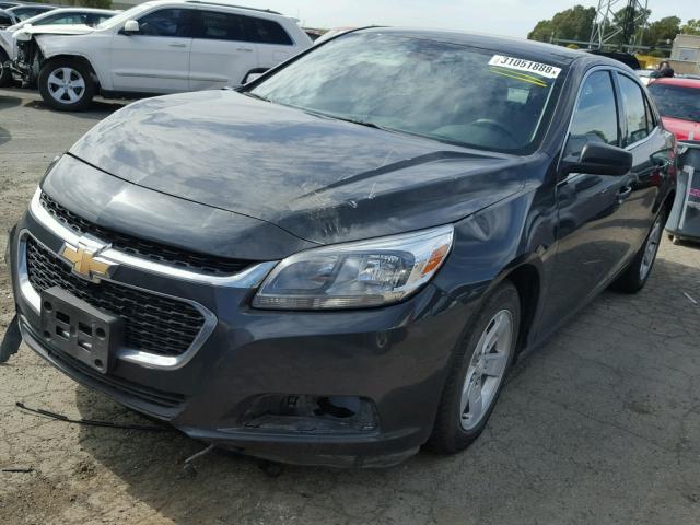 1G11A5SA5GU154591 - 2016 CHEVROLET MALIBU LIM GRAY photo 2