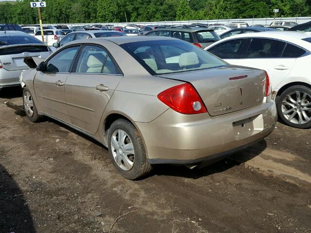 1G2ZG558064257082 - 2006 PONTIAC G6 SE1 GOLD photo 3