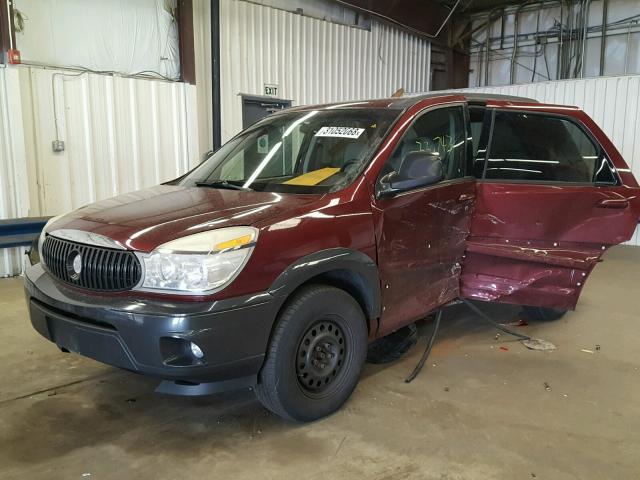 3G5DA03E84S584224 - 2004 BUICK RENDEZVOUS MAROON photo 2