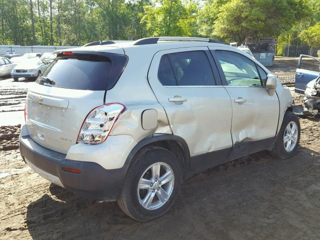 3GNCJLSB7GL231105 - 2016 CHEVROLET TRAX 1LT GOLD photo 4