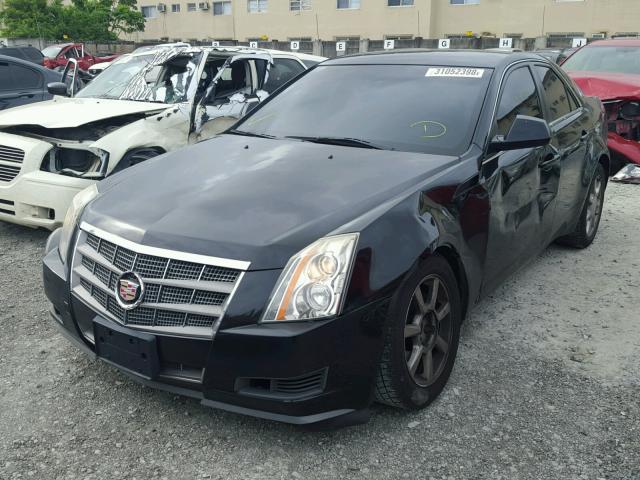 1G6DF577980176351 - 2008 CADILLAC CTS BLACK photo 2