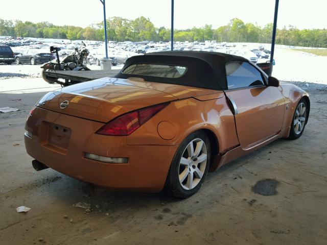 JN1AZ36A64T000166 - 2004 NISSAN 350Z ROADS GOLD photo 4