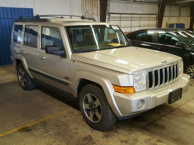 1J8HG48N58C156527 - 2008 JEEP COMMANDER SILVER photo 1