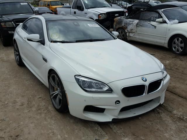 WBSLX9C55ED160257 - 2014 BMW M6 WHITE photo 1