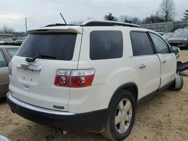 1GKER23708J285857 - 2008 GMC ACADIA SLT WHITE photo 4