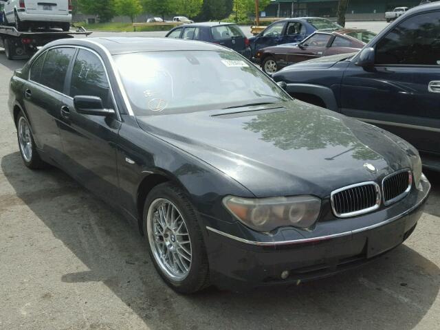 WBAGN63494DS49748 - 2004 BMW 745LI BLACK photo 1