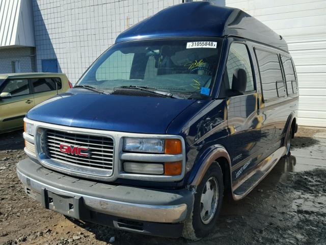 1GDFG15R0Y1228729 - 2000 GMC SAVANA RV BLUE photo 2