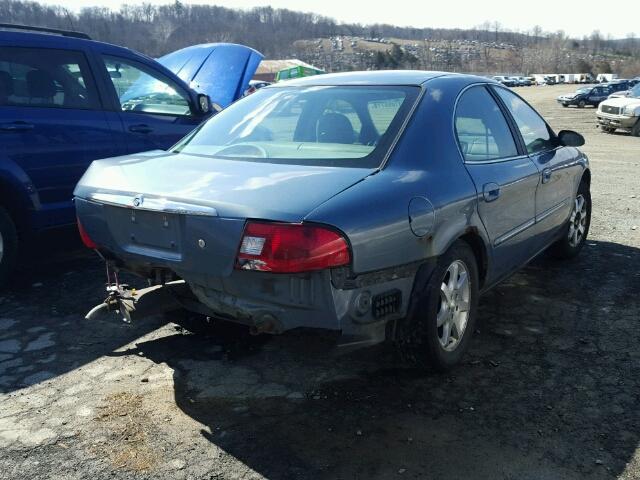 1MEFM55S41A609396 - 2001 MERCURY SABLE LS P BLUE photo 4