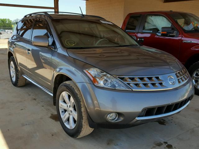 JN8AZ08TX7W519707 - 2007 NISSAN MURANO SL GRAY photo 1