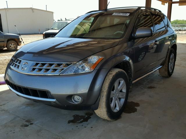 JN8AZ08TX7W519707 - 2007 NISSAN MURANO SL GRAY photo 2