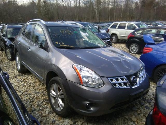 JN8AS5MVXDW601540 - 2013 NISSAN ROGUE S GRAY photo 1