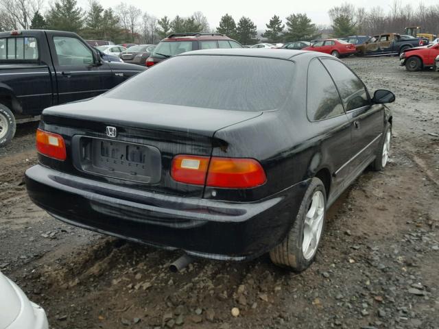 2HGEJ2228SH564962 - 1995 HONDA CIVIC DX BLACK photo 4