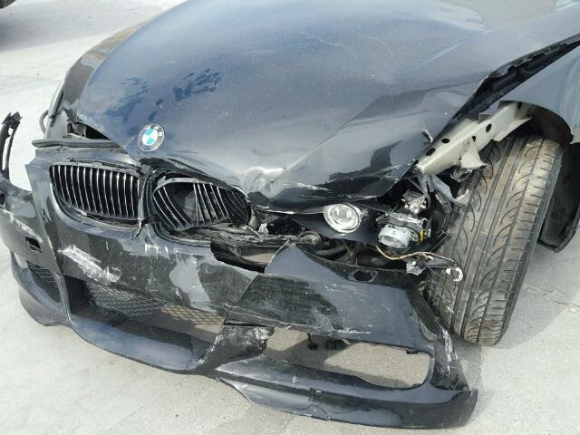 WBAWL73517PX47042 - 2007 BMW 335 BLACK photo 9