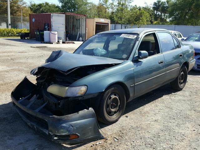 1NXAE09B4SZ305843 - 1995 TOYOTA COROLLA LE GREEN photo 2