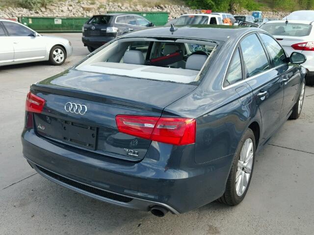 WAUHGAFC9CN176023 - 2012 AUDI A6 3.0 QUA CHARCOAL photo 4