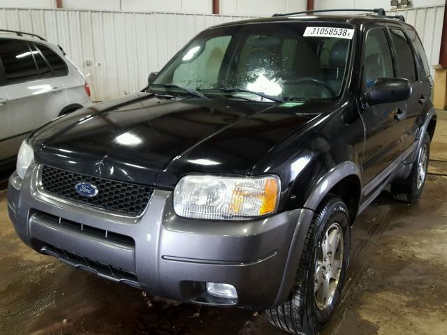 1FMYU93164KA19075 - 2004 FORD ESCAPE XLT BLACK photo 2