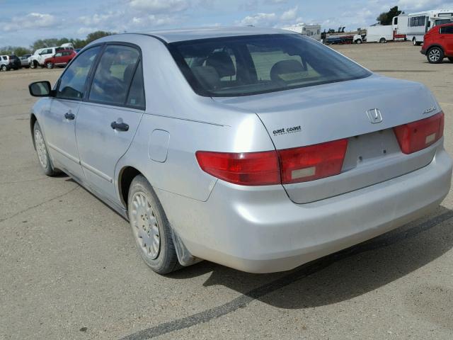 1HGCM56195A150660 - 2005 HONDA ACCORD DX SILVER photo 3