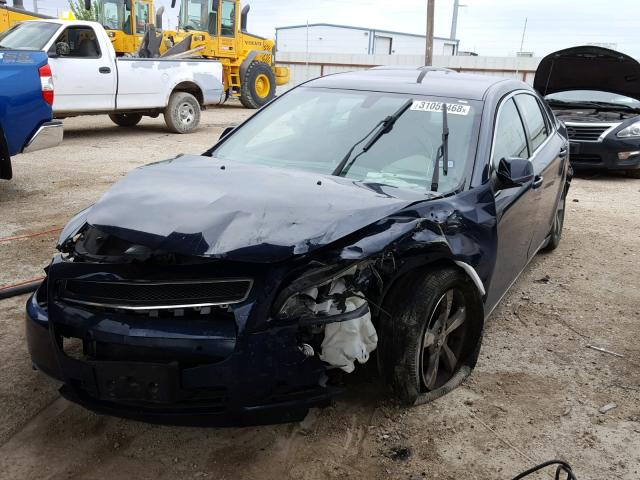 1G1ZC5E13BF308706 - 2011 CHEVROLET MALIBU 1LT 蓝色 照片 2