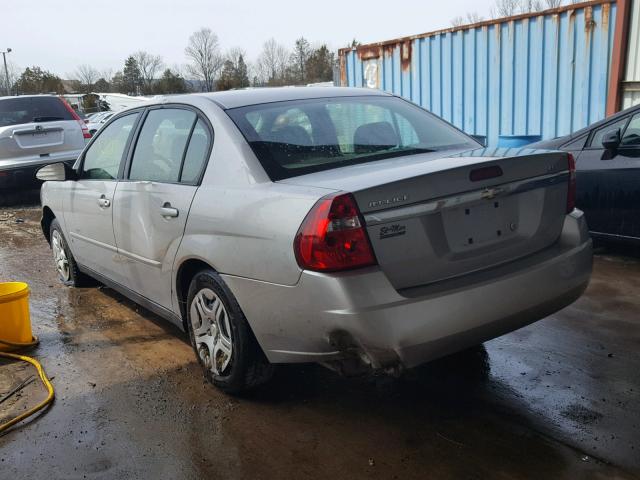1G1ZS58F97F227632 - 2007 CHEVROLET MALIBU LS ვერცხლისფერი ფოტო 3