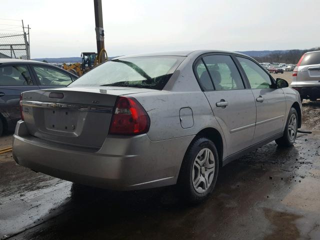 1G1ZS58F97F227632 - 2007 CHEVROLET MALIBU LS ვერცხლისფერი ფოტო 4