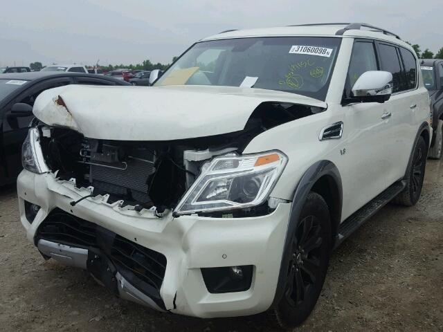 JN8AY2NF9H9304915 - 2017 NISSAN ARMADA PLA WHITE photo 2