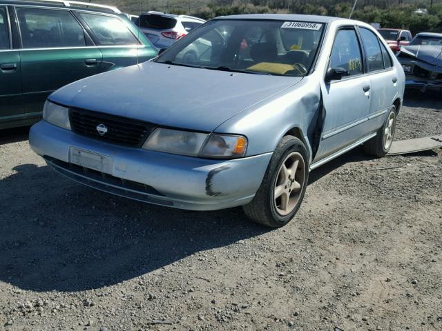 1N4AB41D7TC700890 - 1996 NISSAN SENTRA E BLUE photo 2