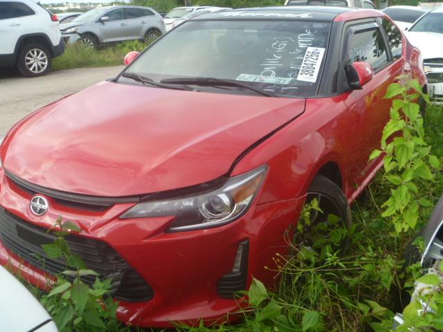 JTKJF5C75F3090058 - 2015 TOYOTA SCION TC RED photo 2