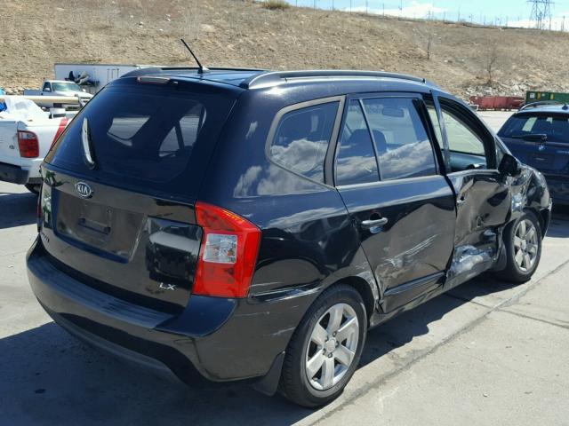 KNAFG525287130728 - 2008 KIA RONDO BASE BLACK photo 4