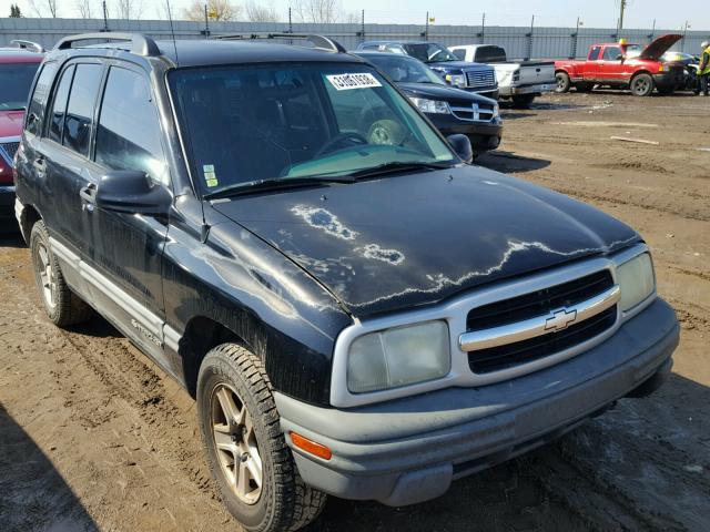 2CNBE13C136940630 - 2003 CHEVROLET TRACKER BLACK photo 1