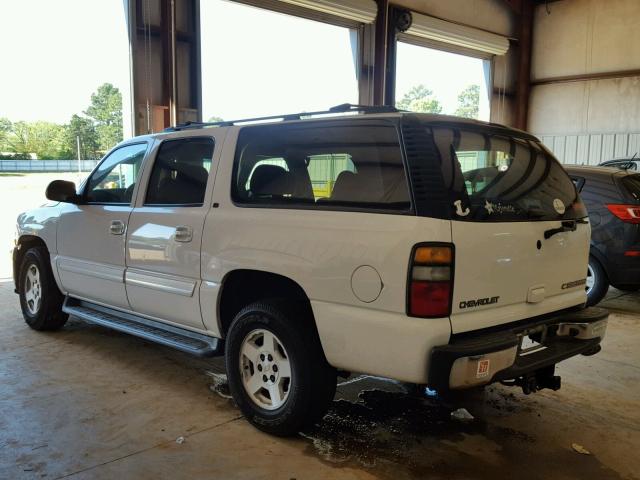 3GNEC16Z05G276410 - 2005 CHEVROLET SUBURBAN C WHITE photo 3