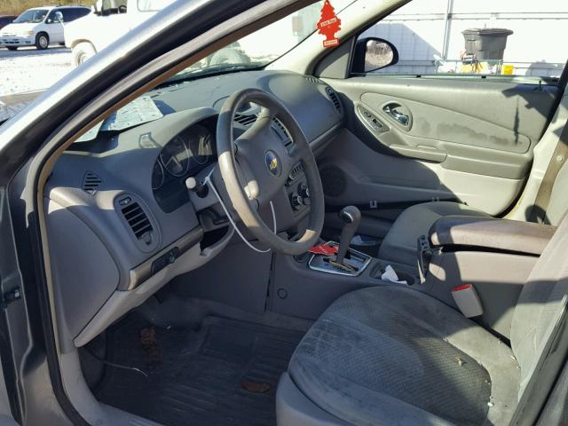 1G1ZS51F76F282024 - 2006 CHEVROLET MALIBU LS ნაცრისფერი ფოტო 5