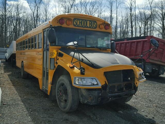 1BAKFCPA9BF275318 - 2011 BLUE BIRD SCHOOL BUS YELLOW photo 1