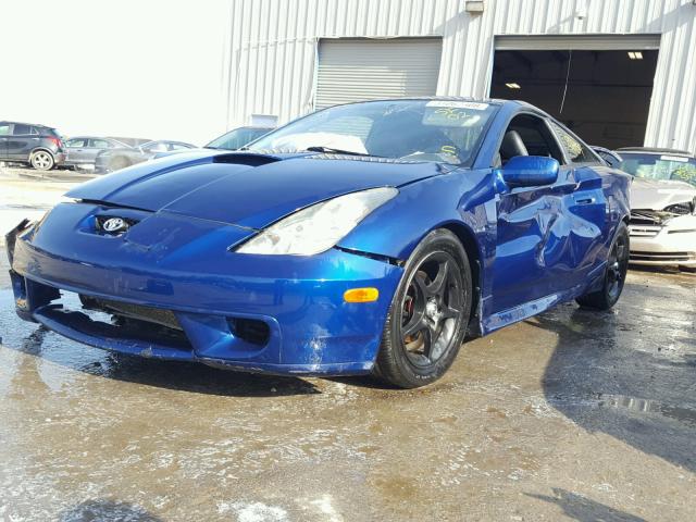 JTDDY38T820059584 - 2002 TOYOTA CELICA GT- BLUE photo 2