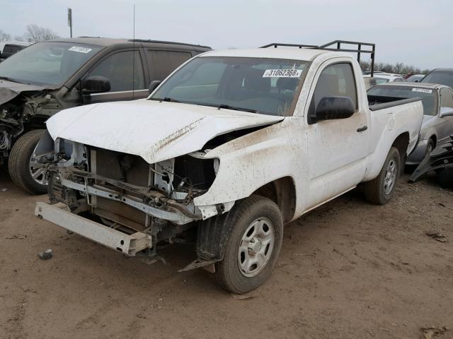 5TFNX4CN6DX021366 - 2013 TOYOTA TACOMA WHITE photo 2