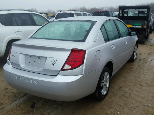 1G8AJ52F25Z159194 - 2005 SATURN ION LEVEL SILVER photo 4