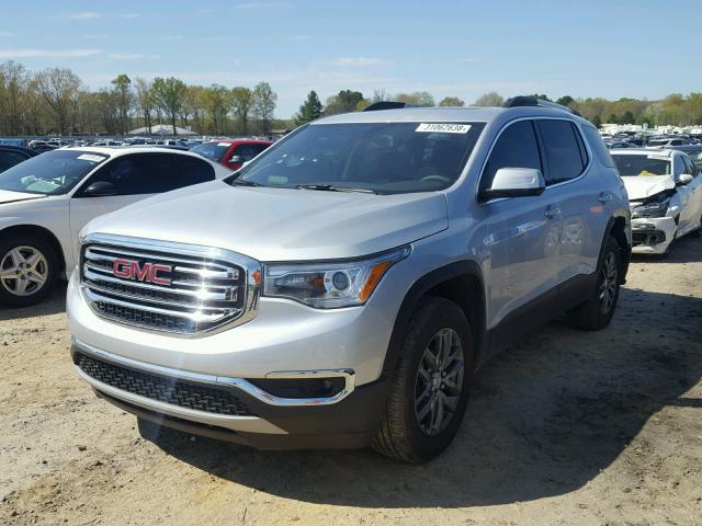 1GKKNMLS8HZ317681 - 2017 GMC ACADIA SLT SILVER photo 2