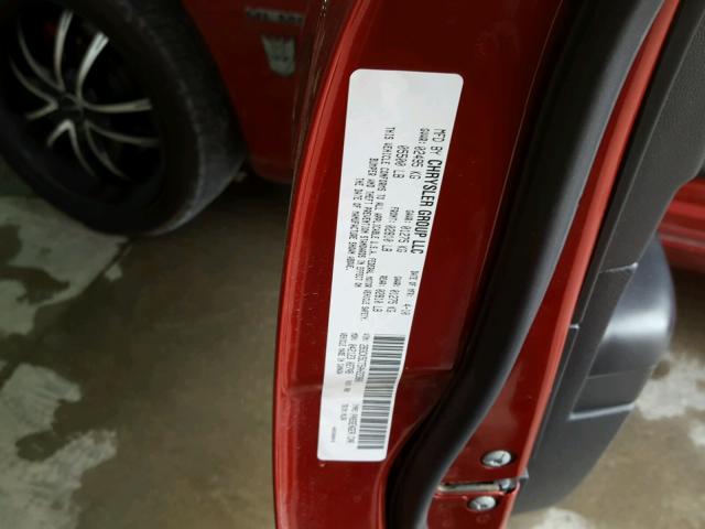 2B3CK5CT5AH223806 - 2010 DODGE CHARGER R/ RED photo 10