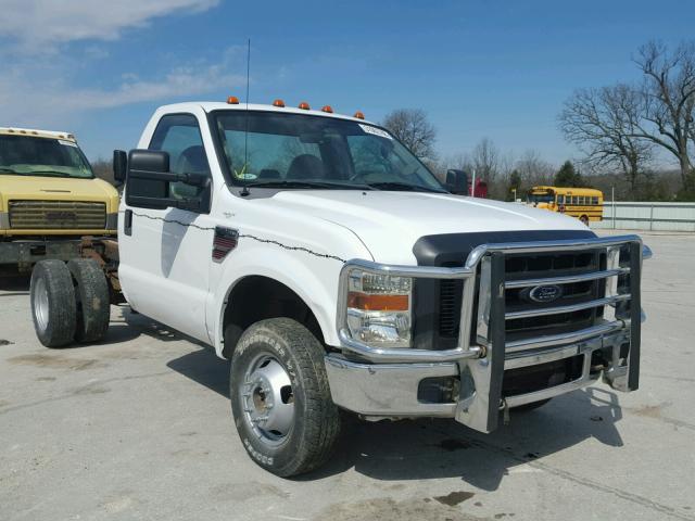 1FDWF37RX8EC08671 - 2008 FORD F350 SUPER WHITE photo 1